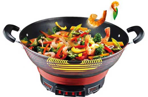 鑄鐵電熱鍋炒菜 鑄鐵電熱鍋炒菜